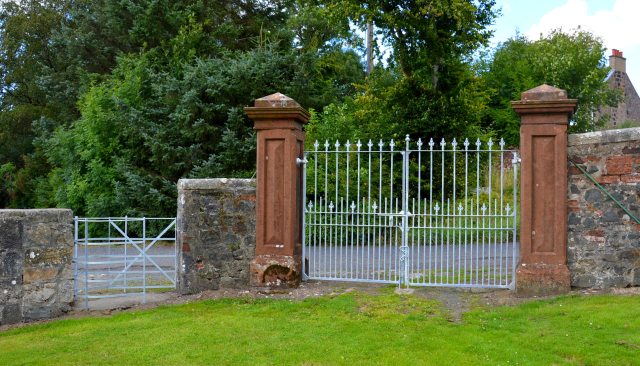 New Gates at the Auld Kirkyard